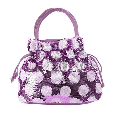

Fashion Women Sequins Dot Casual Shoulder Bag Handbag Shopping Pouch with Handle