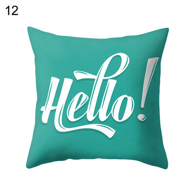 

Letter Dream Big Heart Pillow Case Cushion Cover Sofa Bed Car Cafe Office Decor