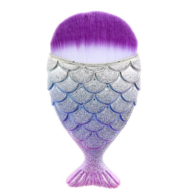 

1pc Fish Shaped Large Makeup Powder Blush Contour Blending Cosmetic Brush