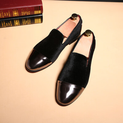 

Suede leather personality tide shoes set foot shoes peas shoes