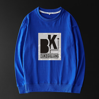 

Toponeto Mens New Fashion Autumn Winter Long Sleeved Tops Letter Casual T-shirts