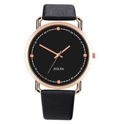 

ZOLFA Luxury Men PU Strap Watch Fashion Quartz Watches Business Wristwatch