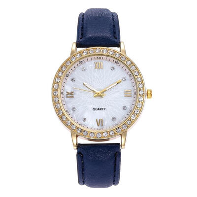 

Leather Stainless Steel Sport Womens quartz Watch Simple Fashionable Business Temperament Beautiful Ladies WristWatch 2018 D