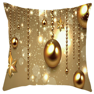 

Siaonvr Merry Christmas Short Plush Pillowcase Sofa Pad Set Home Decoration 18x18 Inch