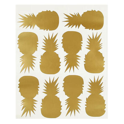 

10pcsset Pineapple Removable Wall Stickers Kids Room Decals Bedroom Decor