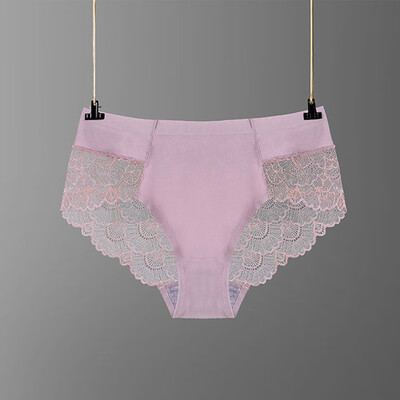 

Panties For Women Sexy Lace Breathable Underwear Mid Rise Briefs Plus Size