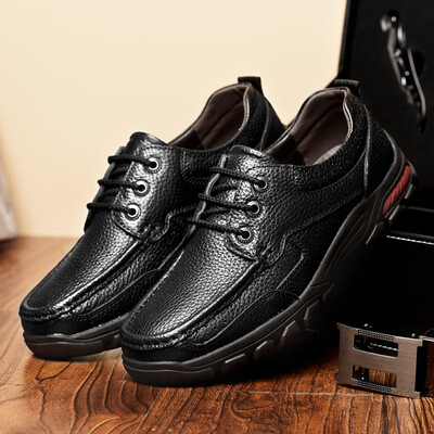 

Summer&summer mens shoes comfortable dad shoes non-slip mens business casual shoes plus cotton thick bottom plus velvet warm two cotton shoes