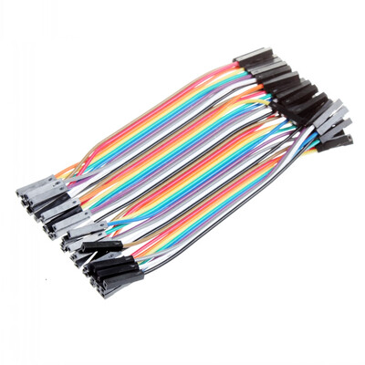 

40pcs 10cm Female To Female Jumper Cable Dupont Wire For Arduino