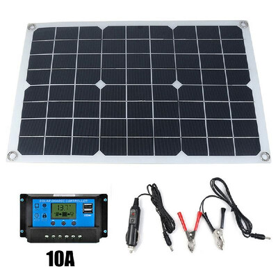 

50W 12V5V Monocrystalline Silicon Solar Panel Dual Output USB Solar-Battery-Charger