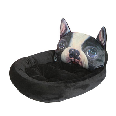 

Warm-Keeping Cartoon Pet Bed Soft Comfortable Cat Cushion Kennel Lovely Dog House