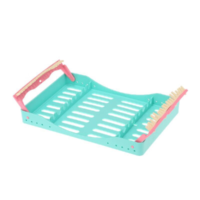

Dental Plastic Sterilization Rack Surgical Instrument Disinfection Box Dental Cleaning Box Dentist Tools