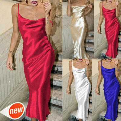 

Womens Plain Lace Maxi Dress Ladies Summer Beach Party Boho Holiday Long Dress
