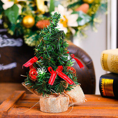 

〖Follure〗Mini Artificial Desktop Christmas Tree Ornament New Year Christmas Decor