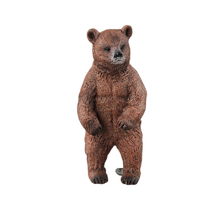 

Tailored Educational Simulated Brown Bear Model Kids Children Toy Brown Bear Gift