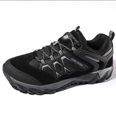 

Camel outdoor CAMEL outdoor hiking shoes mens non-slip shock absorber shoes wear low walking shoes K832330405 black 44