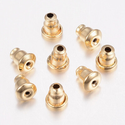 

304 Stainless Steel Ear Nuts Golden 55x5mm Hole 1mm