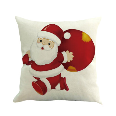 

Tailored Merry Christmas Cushion Cover Square Pillow Case Home Decor