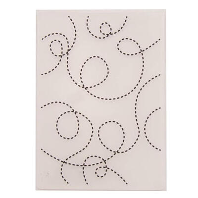 

Curve Lines Template Plastic Embossing Folder for DIY Scrapbook Photo Album