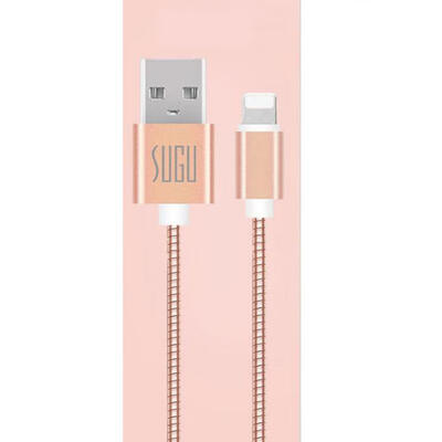 

1  Metal Elastic Data USB Fast Charging Cable For Apple Iphone Ipad -1m