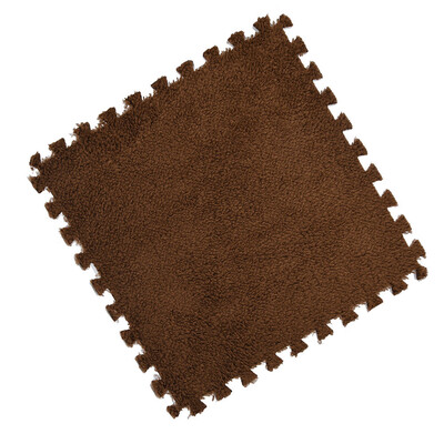 

Gobestart 25X25cm Kids Carpet Foam Puzzle Mat EVA Shaggy Velvet Baby Eco Floor 7 colors