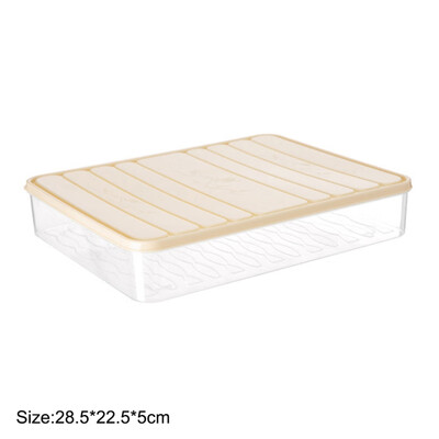 

Portable Fresh Food Fruit Plastic Sealed Box For Refrigerator Household Sealed Box
