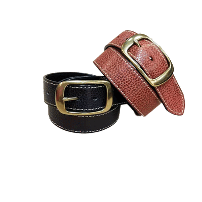 

Mens leather belt with a leather cut casual belt retro fashion mens belts