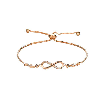 

Beautiful Bracelets Creative Adjustable Figure 8-Word Beaded Bracelet for Women Girl New Good Lucky Gifts For Girl Woman