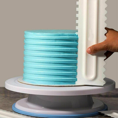 

Siaonvr Cake Decorating Comb Icing Smoother Cake Scraper Pastry 6 Designs Baking Tool