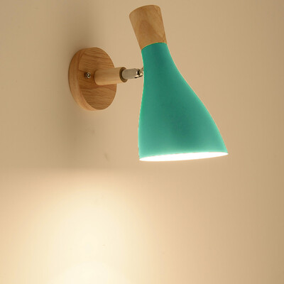 

〖Follure〗Creative Wall Lamp Swing Head Sconce light Bedroom Lighting Bedside Reading Lamp