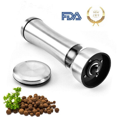 

Stainless Steel Pepper Grinder Herb Grinder Spice Grinder Manual Crusher for Seasoning Tobacco