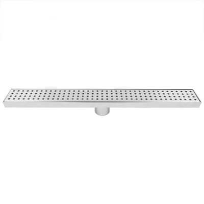 

Greensen Bathroom Shower Floor Rectangle Linear Grate Stainless Steel Shower DrainStraight Drainage