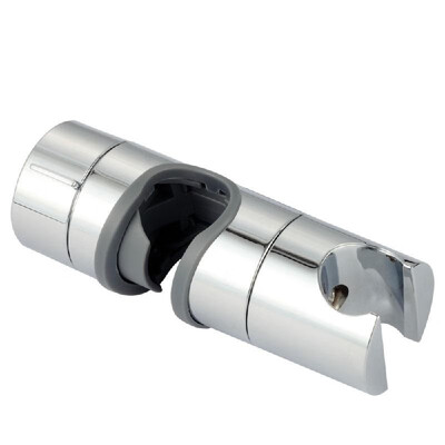 

Adjustable Hand Shower Bracket for Slide Bar 18-25MM Diameter Polished Chrome Replacement Handheld Shower Head Holder