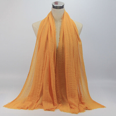 

Gobestart Premium Viscose Maxi Crinkle Cloud Hijab Scarf Shawl Soft Islam Muslim