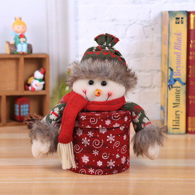 

Tailored Christmas Decoration Snowman Santa Elk Christmas Sweet Candy Jar Box