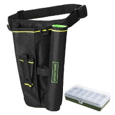 

Outdoor Multifunctional Fishing Tackle Bag Drop Leg Waist Bag Thigh Hip Outdoor Pack with Utility Case Box