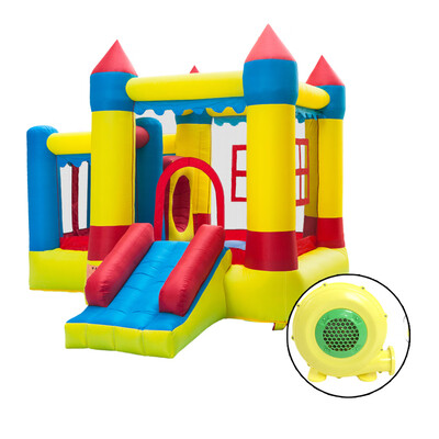 

Ktaxon Inflatable Crayon Bounce House Castle Jumper Moonwalk Bouncer with 680watt Blower