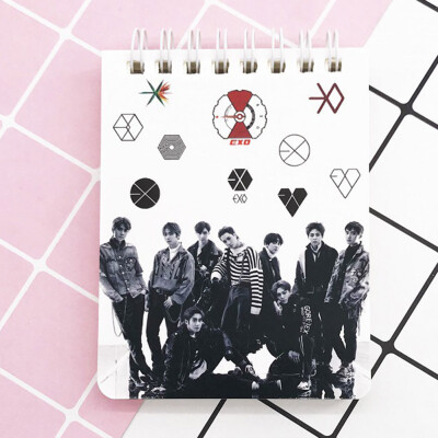 

Kpop EXO Twice Blackpink Bobbins Notebook Large Notebook Soft Notebook Creative Portable Notepad School Supplies Seventeen