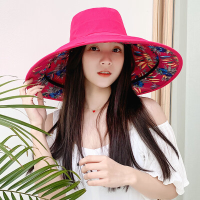 

New spring&summer hat eaves adjustable size fisherman hat outdoor sunshade zipper size eaves sunhat