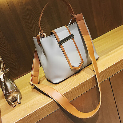

Tailored Fashion Women Hasp Purse Shoulder Bag Patchwork Handbag Phone Bag Bucket Bag