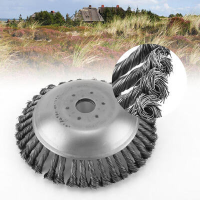 

Greensen 25MM Steel Wire Weed Brush for Brushcutter Replacement Weed Eater