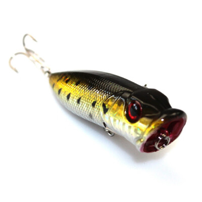 

5 colors Fishing Lures Popper Lure 65cm 13g fishing bait 6 high carbon steel hook fishing tackle