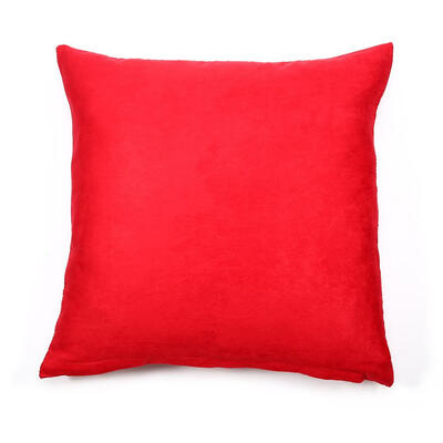 

Solid Color Cotton Canvas Cushion Cover Home Decor Throw Pillow Case Lounge Red Pillow Cover Throw Pillow Cover