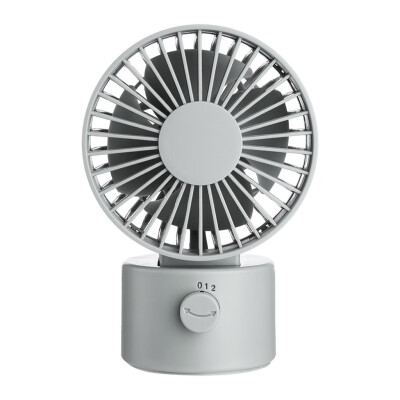 

Gobestart Desk Fan Noiseless USB Fan Cooling Fan with Double Fan Blades 2 Speeds Mini Size