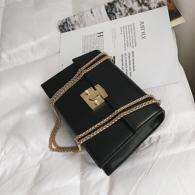 

Ins summer Mori small bag 2019 new Korean version hundred lap chain bag lock buckle small square bag girl bag oblique satchel bag