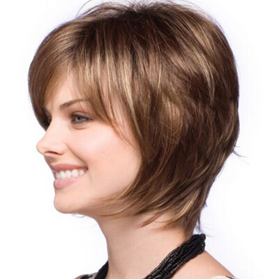 

Short Fluffy Straight Hair Wig