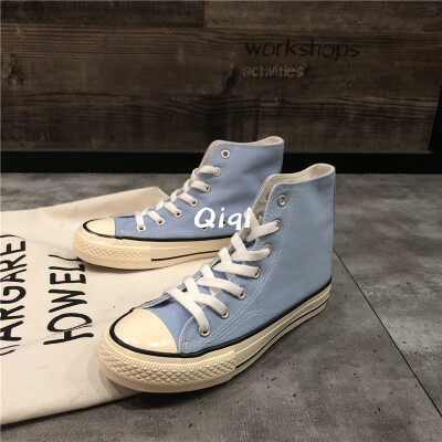 

Chic autumn high-end new Joker Korean canvas shoes female student Harajuku ulzzang board shoes female