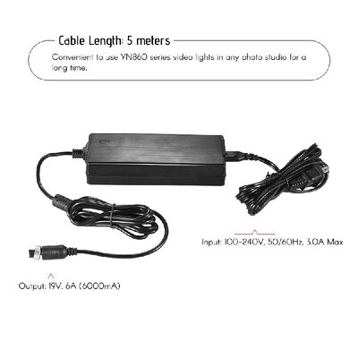 

YONGNUO 19V 6A Standard Power Adapter with