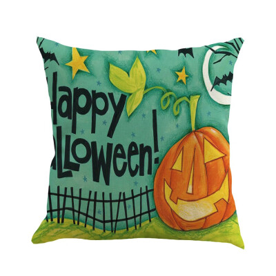 

Siaonvr Happy Halloween 45cmX45cm Pillow Cases Happy Fall Yall Linen Sofa Cushion Cover