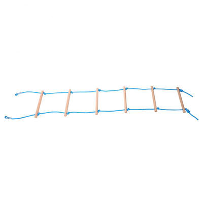 

Greensen Wood Rope Ladder for Children Outdoor Climbing Frame&Tree House with 2 Metal Hooks