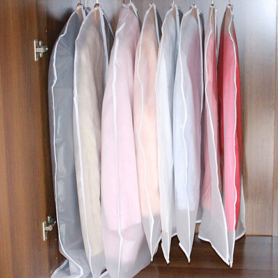 

Clear Reusable Clothes Dress Garment Dustproof Cover Suit Coat Closing Storage Bags Protector